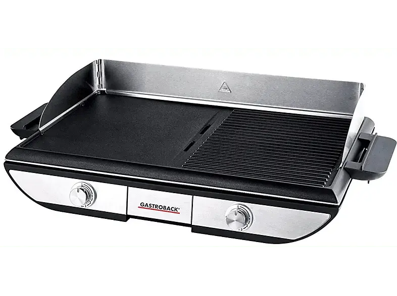 Gastroback 42523 Advanced Pro BBQ Tischgrill, Silber (2300 Watt)