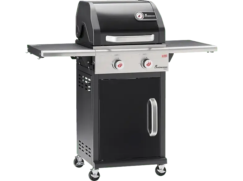 LandmanN 12903 Triton PTS 2.0 Sapphire Black Gasgrill, Schwarz