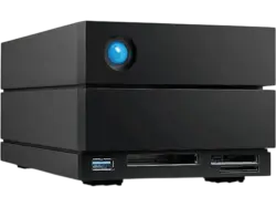 LACIE 40TB Festplatte 2big Dock-V2 USB 3.2 Gen 2, extern, 3.5 Zoll, Schwarz