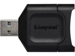 KingsTON MobileLite Plus SD-Lesegerät, UHS-II, USB 3.2 Gen1, Schwarz; Kartenleser
