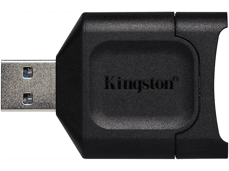 KingsTON MobileLite Plus SD-Lesegerät, UHS-II, USB 3.2 Gen1, Schwarz; Kartenleser