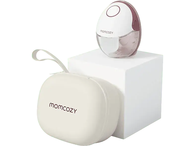 Momcozy BP318-IR00BA-A M6 Mobile Style™ Freihändige Milchpumpe, Single, Maroon