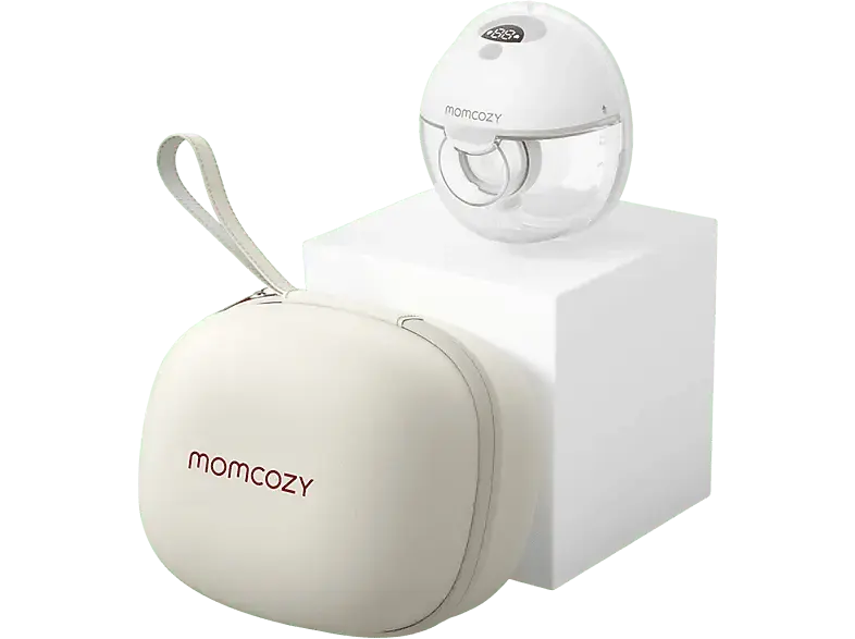 Momcozy BP179-GR00BA-A All-in-One M5 Tragbare Milchpumpe, Single, Grey