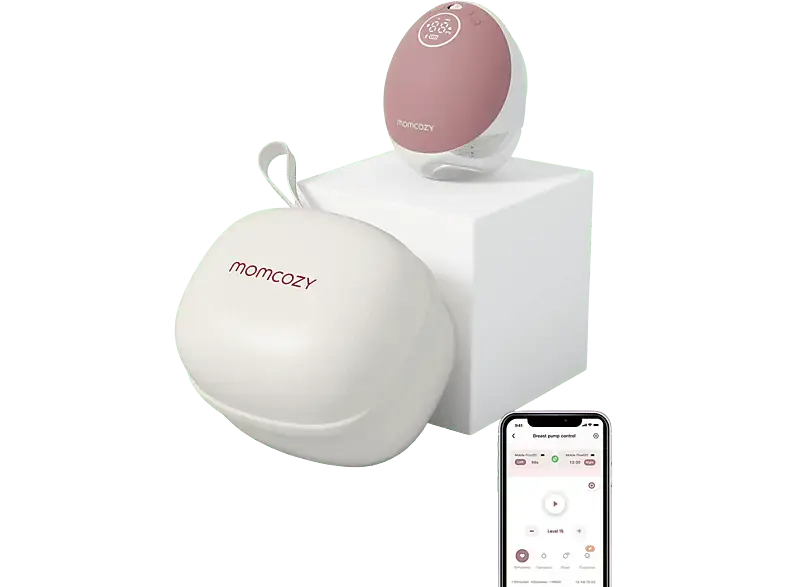 Momcozy BP225-NR70BA-A M9 Mobile Flow™ Freihändige Milchpumpe, Single