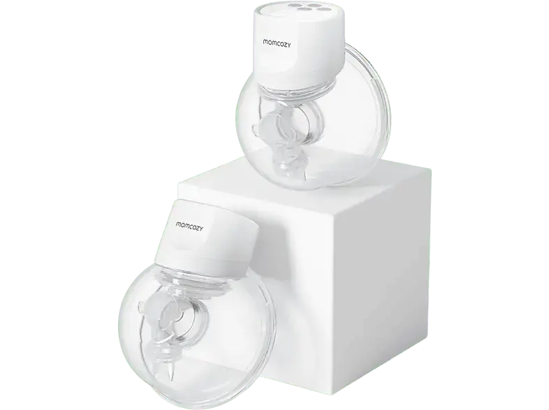 Momcozy BP167-WH00BA-A S12 Pro Tragbare Milchpumpe, Weiß, Double