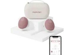 Momcozy BP225-NR71BA-A M9 Mobile Flow™ Freihändige Milchpumpe, Double