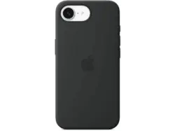 Apple Silikon Backcover, für Apple iPhone 16e, Schwarz; Handyhülle