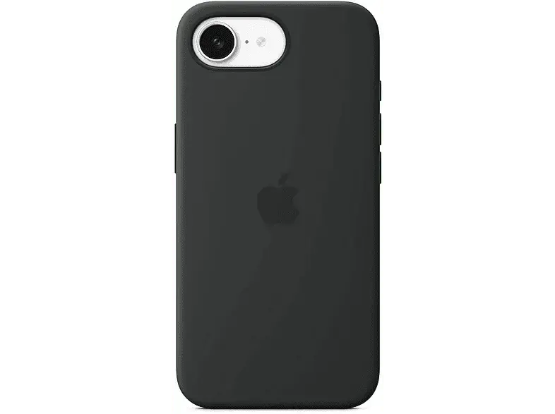 Apple Silikon Backcover, für Apple iPhone 16e, Schwarz; Handyhülle