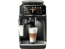 Philips EP5441/50 Serie 5400 Latte GO Plus Kaffeevollautomat (Hochglanz-Schwarz, Scheibenmahlwerk aus Keramik, 15 bar, integrierter Milchbehälter)