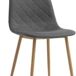 JYSK Scaun JONSTRUP gri asfalt/stejar natur