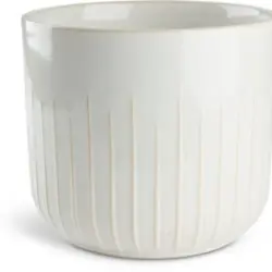 JYSK Ghiveci KNUDSEN Ø20x18cm alb