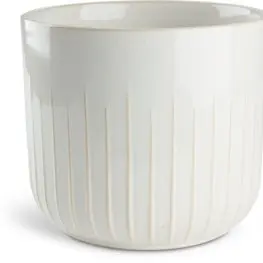 JYSK Ghiveci KNUDSEN Ø20x18cm alb