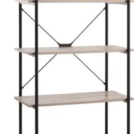 JYSK Etajeră VANDBORG 5 rafturi stejar/negru