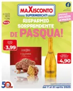 Maxisconto Supermercati Risparmio sorprendente di Pasqua - al 21.04.2025