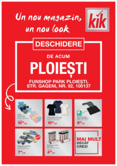 Previzualizarea de cataloage: Kik Catalog KiK până în data de 13.05.2025 valabil de la 08.05.2025