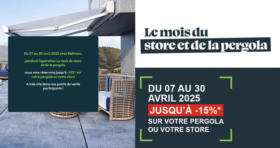 Le mois du store et de la pergola
