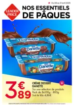 Leader Price Nos essentiels de Pâques - au 21.04.2025