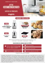 Connexion Jusqu'à 125€ de cadeaux offerts pour l'achat d'un ROBOT MULTIFONCTION - au 22.07.2025