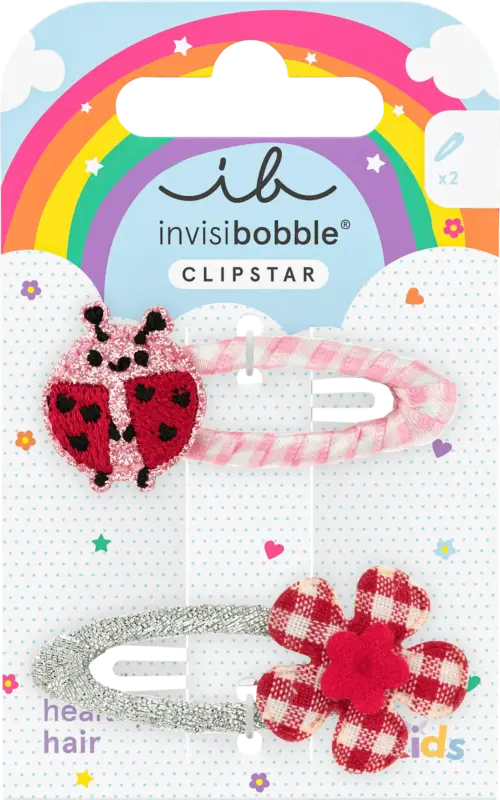 invisibobble Haarclips Kinder Clipstar Ladybird