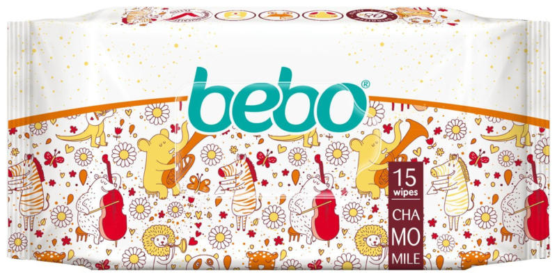 BEBO Бебешки влажни кърпички различни видове