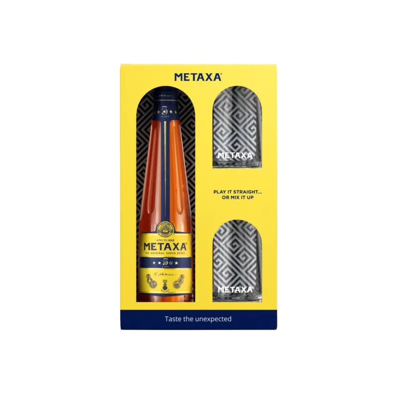 Metaxa 5* Алкохолна напитка промопакет