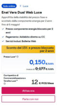 Enel Vera Dual Web Luce