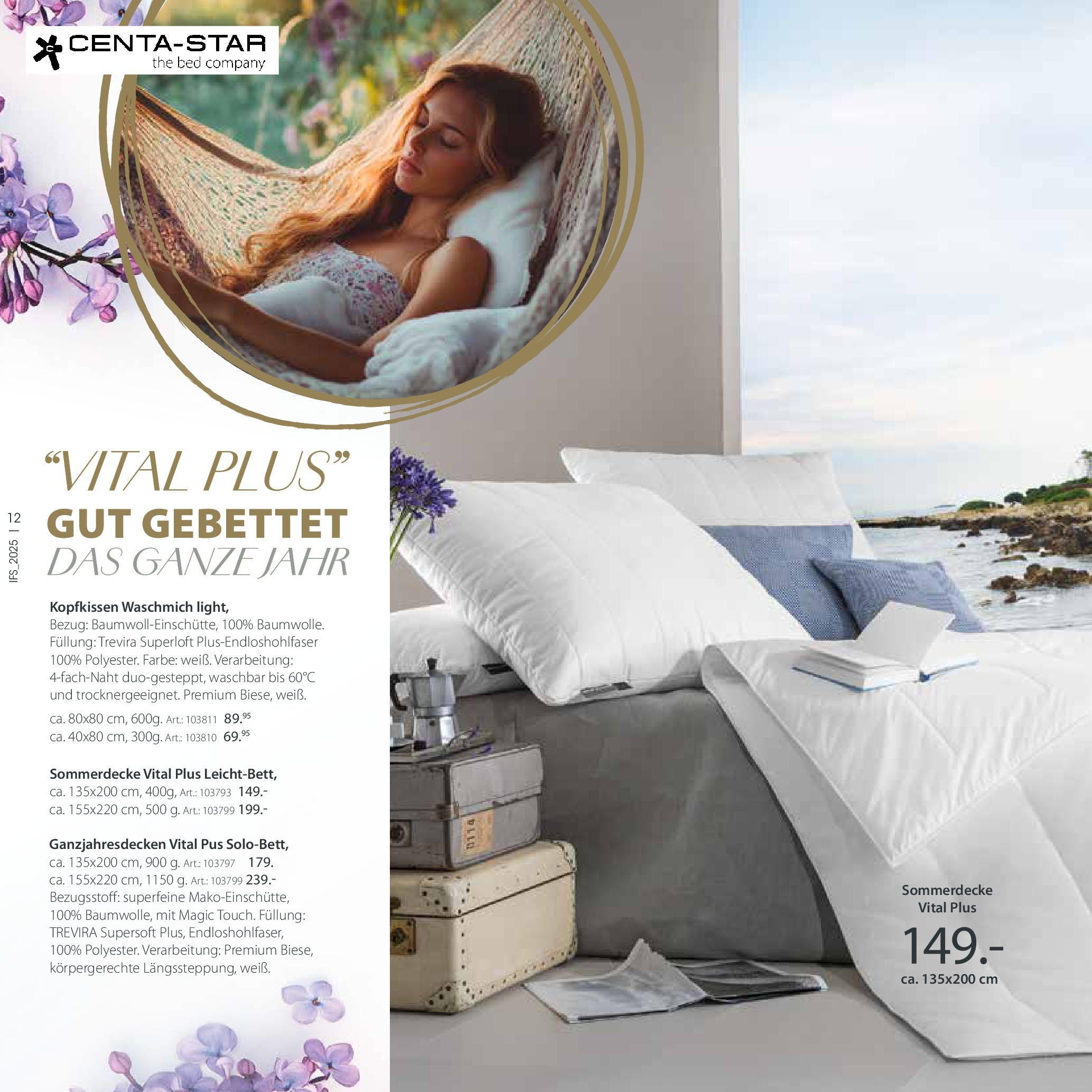 Zurbrüggen Lebenslust (ab 01.04.2025) zum Blättern | Seite: 12 | Produkte: Kopfkissen