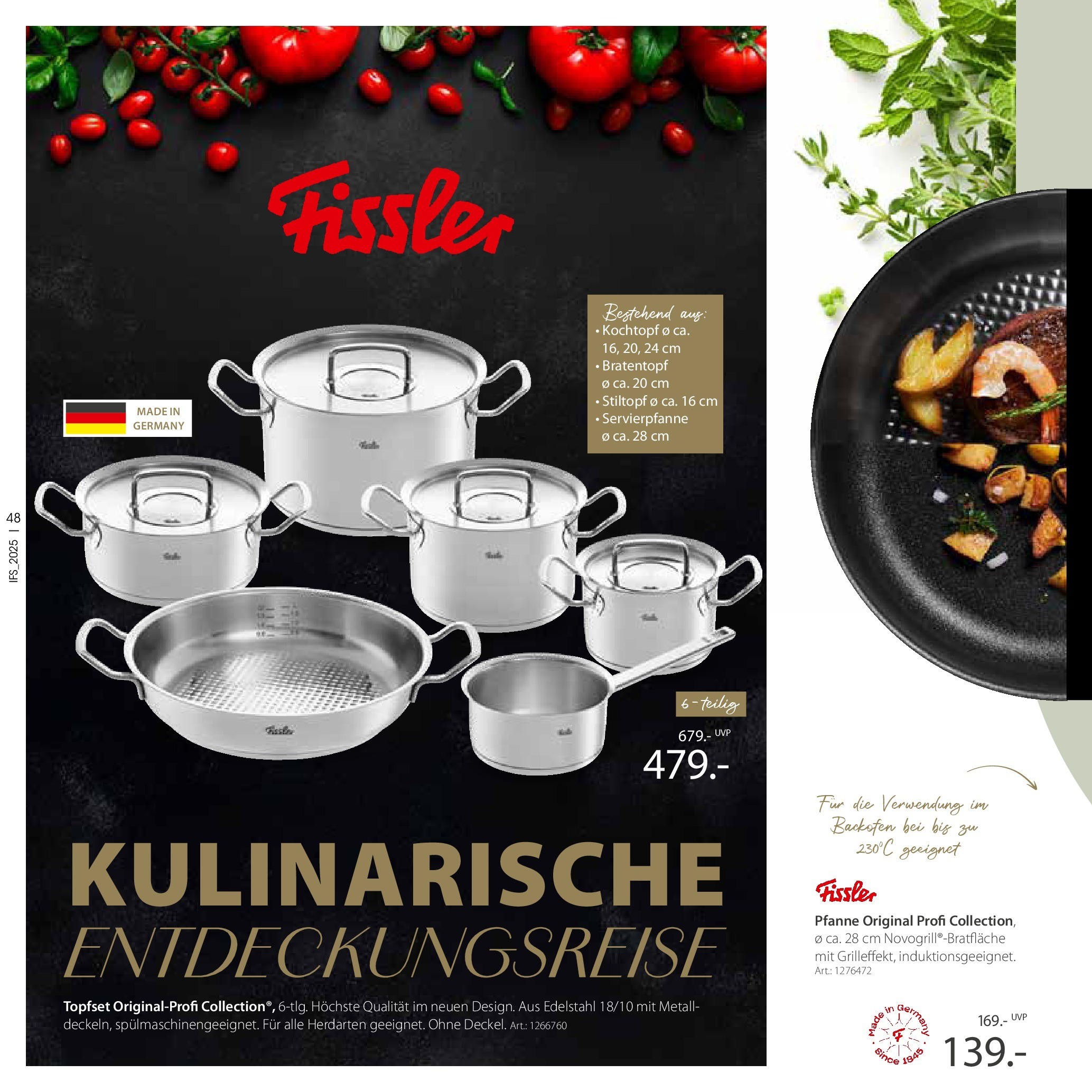 Zurbrüggen Lebenslust (ab 01.04.2025) zum Blättern | Seite: 48 | Produkte: Backofen