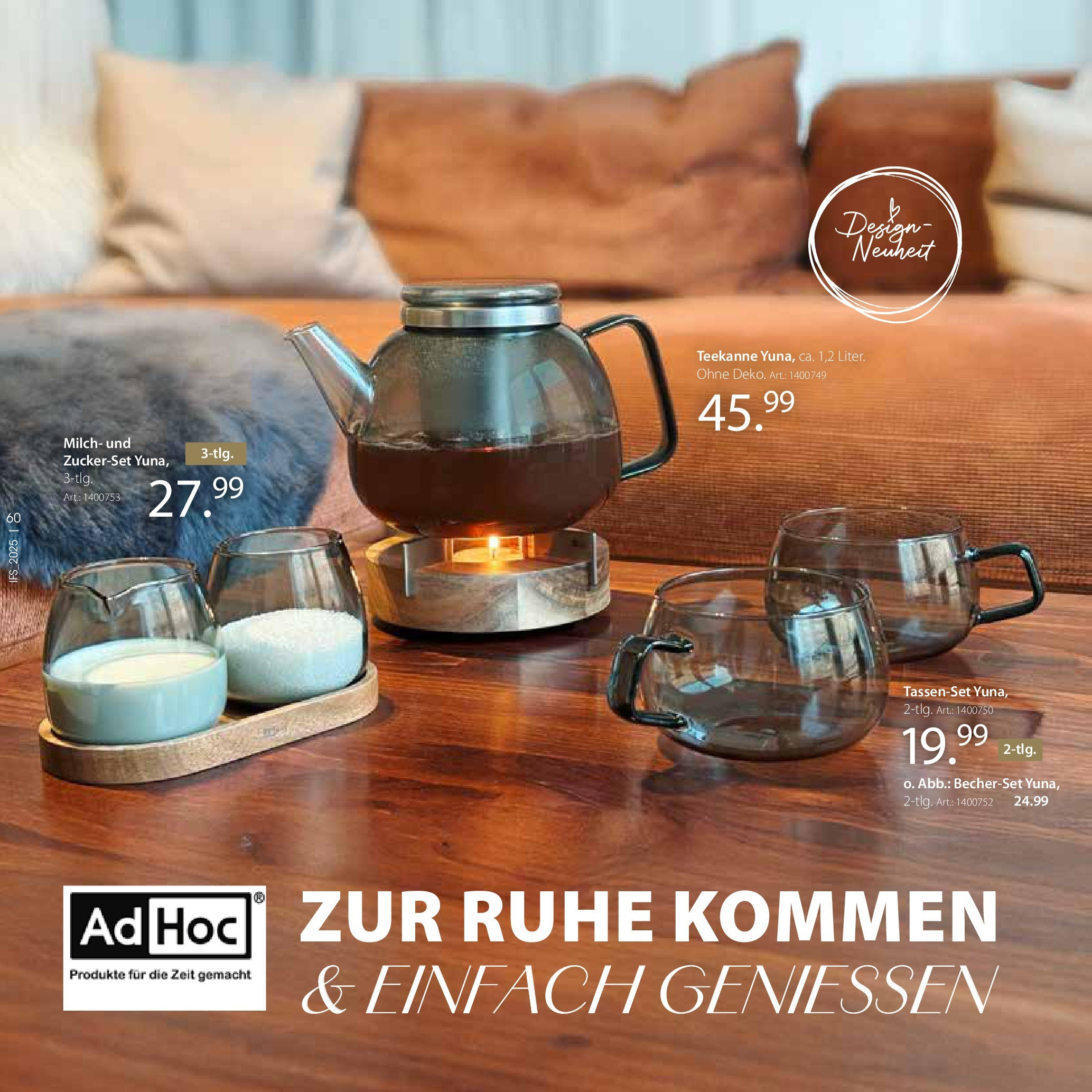 Zurbrüggen Lebenslust (ab 01.04.2025) zum Blättern | Seite: 60 | Produkte: Milch, Teekanne