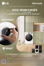 LG vous rembourse jusqu'à 250€