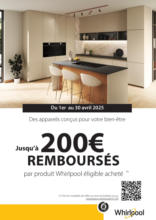 WHIRLPOOL VOUS REMBOURSE jusqu'à 200€