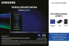 Samsung offre 3 produits indispensables pour l'achat d'un Galaxy Book5 éligible