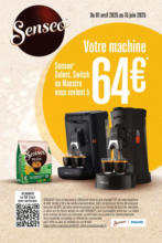 Connexion Votre SENSEO Select, Switch ou Maestro à 64€ - au 15.06.2025