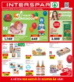 Interspar: Interspar újság érvényessége 2025.04.22-ig - 2025.04.22 napig