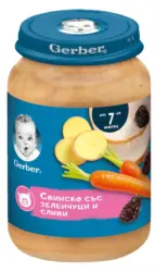 GERBER Пюре за деца над 6, 7 или 9 мес.