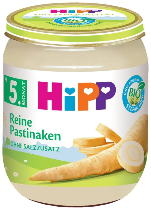 Hipp Био зеленчуково пюре пащърнак