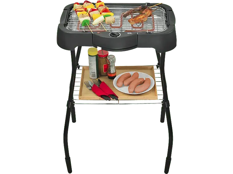 ok. OSG 3210 Standgrill, Schwarz (2000 Watt)