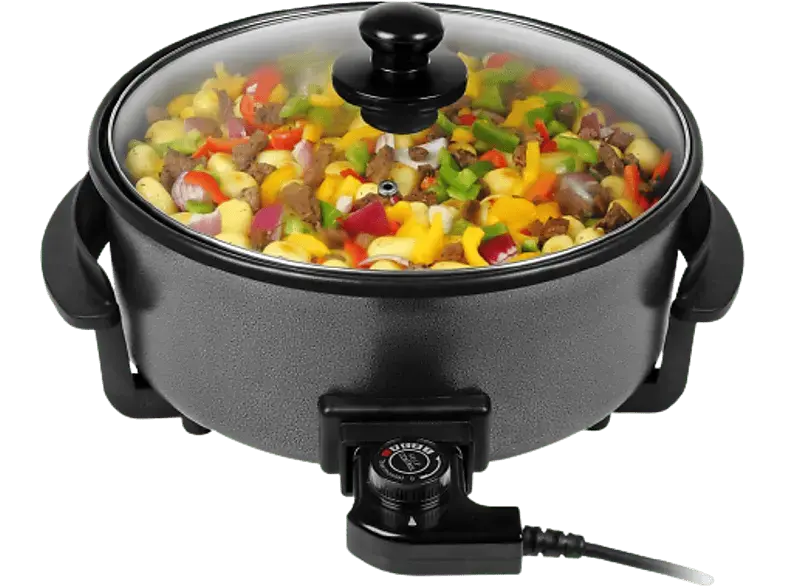 TriStar PZ-9135 Multifunktionale Grillpfanne XL, Schwarz (1500 Watt)