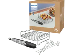 Philips HD9920/00 Airfryer Zubehör Grillrost zum Kochen auf 2 Ebenen