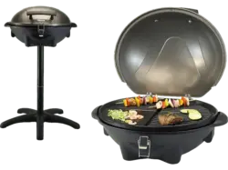 TriStar BQ-2816 Barbecue Elektro-Tischgrill Elektrogrill, Schwarz (2200 Watt)