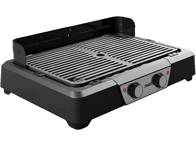 Princess 112254 BBQ Tischgrill, Schwarz (2000 Watt)