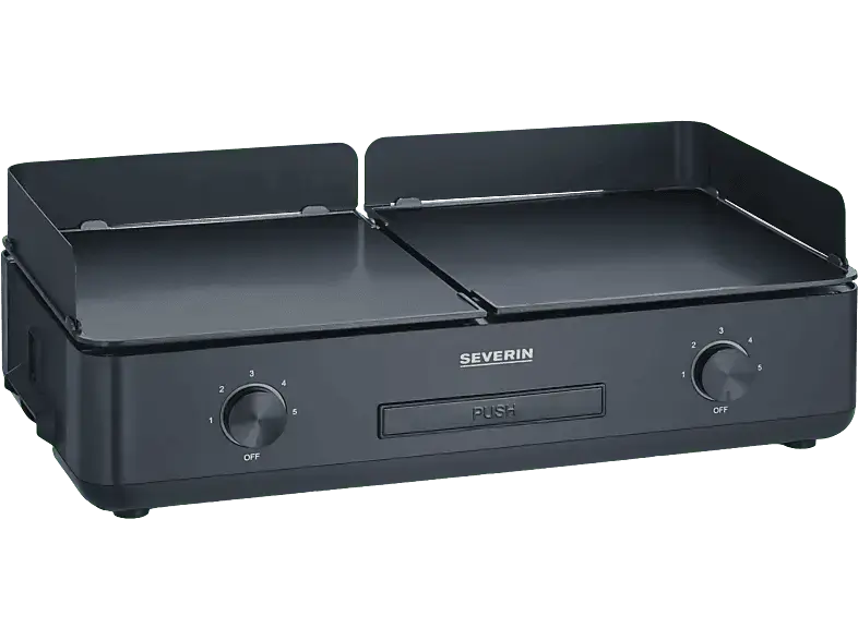 Severin PG 8569 Tischgrill, Schwarz (2200 Watt)
