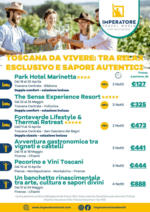 Imperatore Viaggi 2025 Toscana da vivere - al 25.05.2025