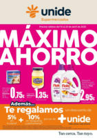 Máximo Ahorro UNIDE Supermercados Canarias