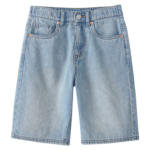 Ernsting's family Jungen Jeansshorts mit Used-Waschung - bis 07.05.2025