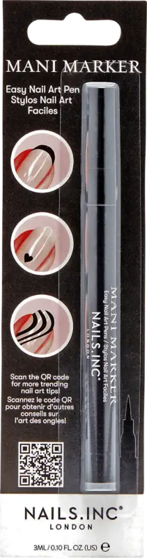 NAILS.INC Nageldesign Stift Mani Marker Black