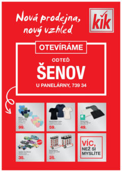 Náhled letáku Kik leták - Šenov od 24.04.2025