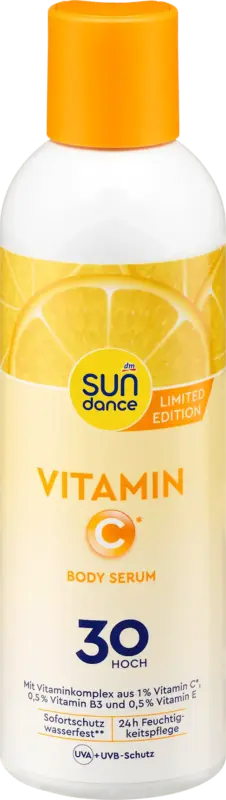 SUNDANCE Sonnenmilch Körper Serum mit Vitamin C, LSF 30