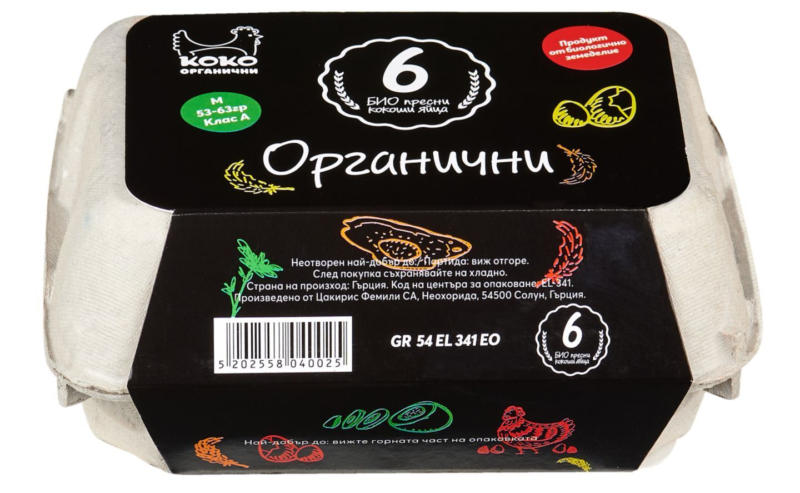 КОКО Биояйца размер М