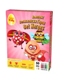 Комплект боя за яйца с детски стикери различни видове